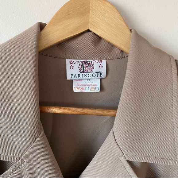 Vintage Olive Coloured Pant Suit - Picture 4 of 12